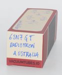 6SN7GT Radiotron Australia Valve / Tube thumbnail 3