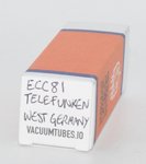 ECC81 / 12AT7 Telefunken West Germany Valve / Tube thumbnail 2