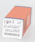 12AX7 Miniwatt Holland 1957 Long Plates D Getter Valve / Tube thumbnail 3