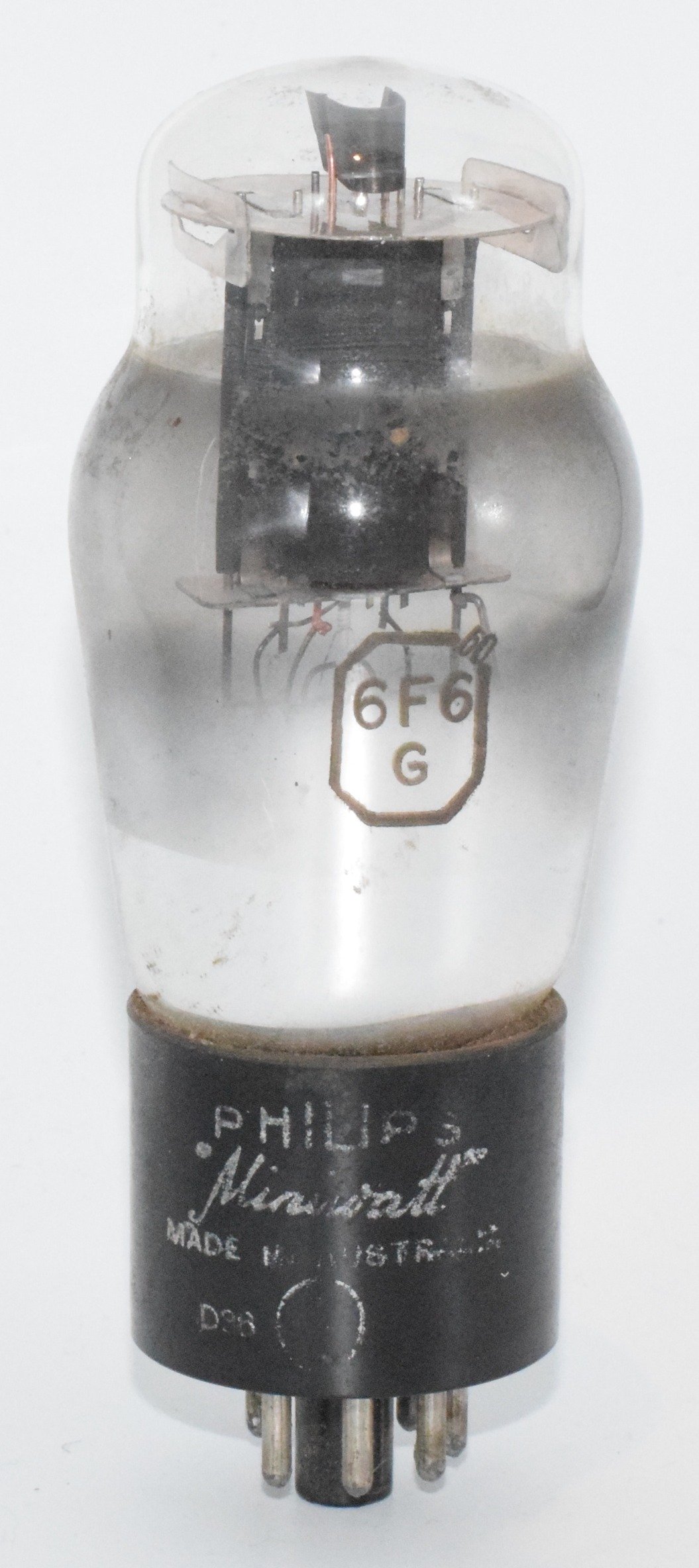 6F6G Philips Miniwatt Australia Valve / Tube