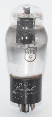 6F6G Philips Miniwatt Australia Valve / Tube