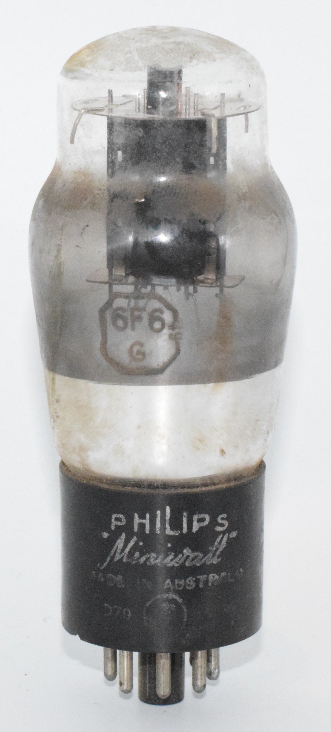 6F6G Philips Miniwatt Australia Valve / Tube