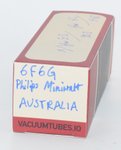 6F6G Philips Miniwatt Australia Valve / Tube thumbnail 2