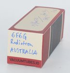 6F6G Radiotron Australia Valve / Tube thumbnail 2