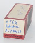 6F6G Radiotron Australia Valve / Tube thumbnail 4