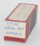 5Y3GT Radiotron AWV Australia Valve / Tube thumbnail 3
