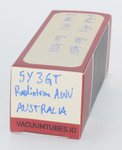 5Y3GT Radiotron AWV Australia Valve / Tube thumbnail 3