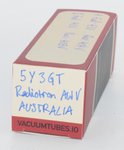 5Y3GT Radiotron AWV Australia Valve / Tube thumbnail 3