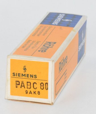 PABC80 / 9AK8 ◆ Telefunken ◆ / Siemens Germany NOS Valve / Tube