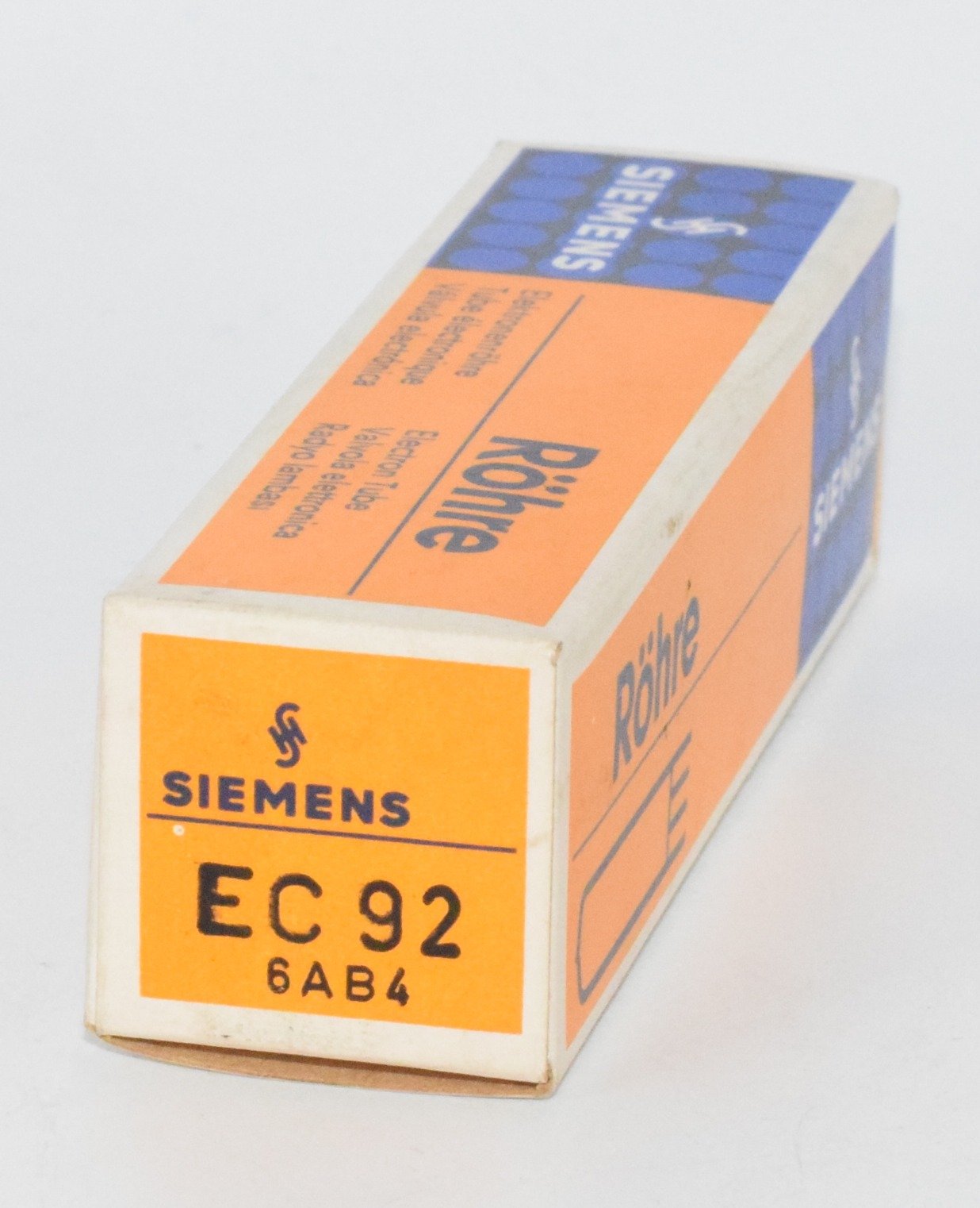 EC92 / 6AB4 Siemens Germany Valve / Tube