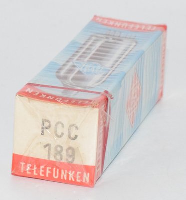PCC189 / 7ES8 ◆ Telefunken ◆ Germany NOS Valve / Tube *Sealed* NIB