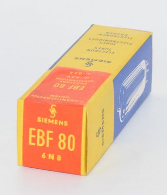 EBF80 / 6N8 Siemens Germany NOS Valve / Tube