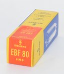 EBF80 / 6N8 Siemens Germany NOS Valve / Tube thumbnail 1