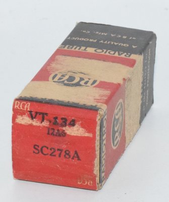 12A6 VT-134 RCA USA *metal* Valve / Tube
