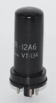 12A6 VT-134 Ken-Rad USA *metal* Valve / Tube thumbnail 2