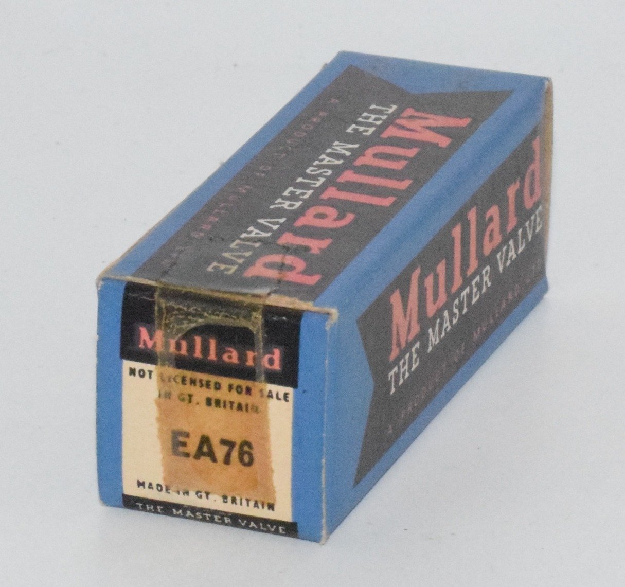 EA76 / CV469 Mullard England *Blue Box* Valve / Tube