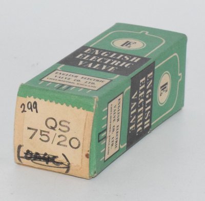 QS75/20 EEVC Chelmsford England *Green box* Valve / Tube