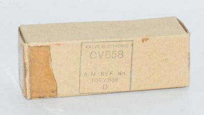 CV858 / 6J6 Mullard England Valve / Tube