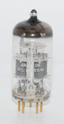 E88CC Philips Mitcham 1964 England Valve / Tube *Gold Pins*