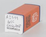 A2599 GEC England VHF Triode *gold pins* thumbnail 3