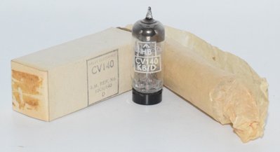 CV140 / EB91 / 6AL5 Mullard England NOS Valve / Tube