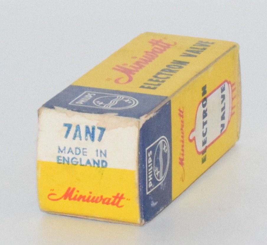 7AN7 / PCC84 Brimar England (original Miniwatt box) NOS Valve / Tube