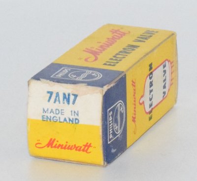 7AN7 / PCC84 Brimar England (original Miniwatt box) NOS Valve / Tube