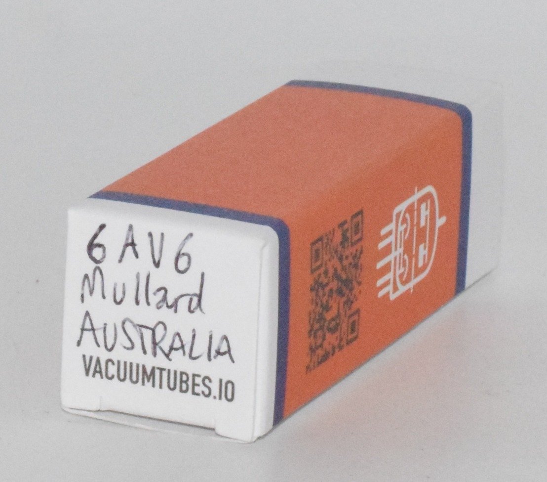 6AV6 Mullard Australia NOS Valve / Tube