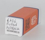 6AV6 Mullard Australia NOS Valve / Tube thumbnail 1