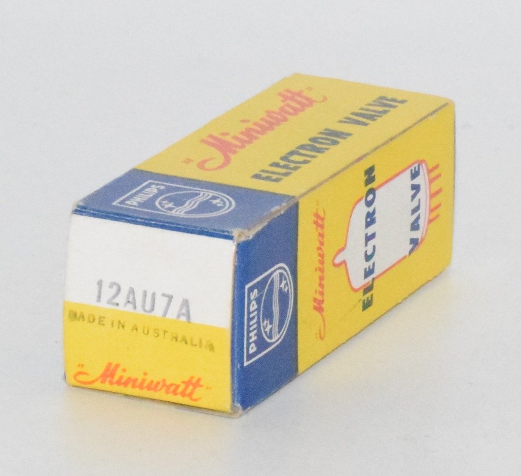 12AU7A / ECC82 Mullard Australia Valve / Tube (Miniwatt box)