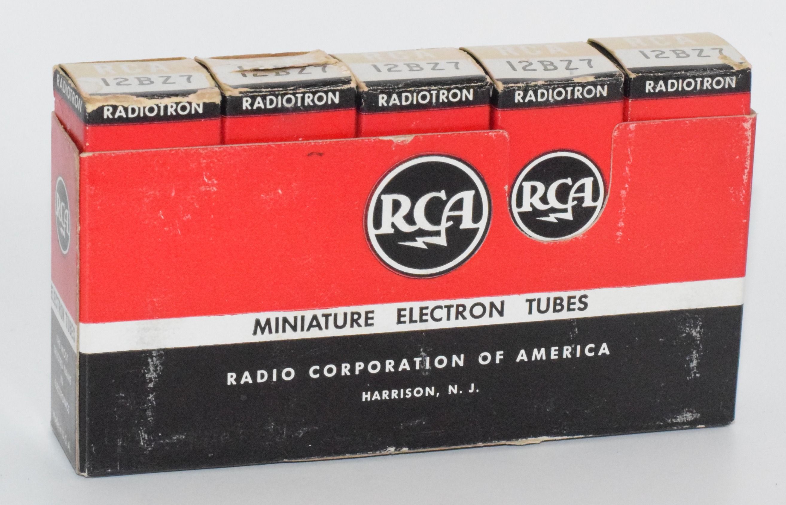 5 pack12BZ7 RCA made in USA Valve / Tube NOS in original box & sleeve