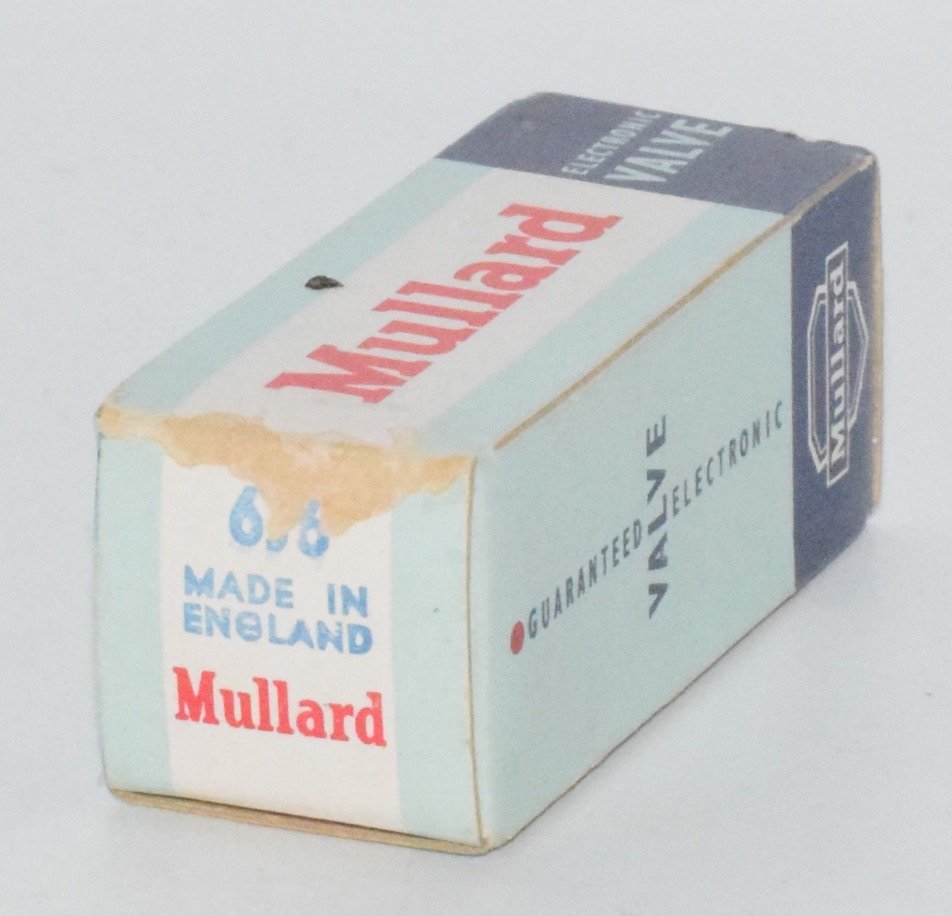 6J6 Mullard England Mitcham 1957 NOS Valve / Tube