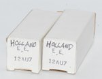12AU7 Electronic Enterprises Holland *MATCHED PAIR* NOS Valve / Tube thumbnail 3