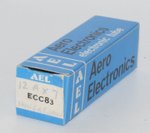 ECC83 / 12AX7 Aero Electronics *MATCHED QUAD* NOS Valve / Tube thumbnail 2
