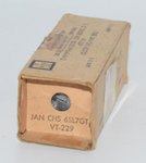 6SL7GT / VT-229 Raytheon JAN-USA 1944 NOS *Cylinder plates, bottom getter* Valve / Tube thumbnail 1
