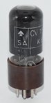 6SN7GTY / CV1988 Brimar STC England NOS *BLACK BEAUTY* Valve / Tube thumbnail 1