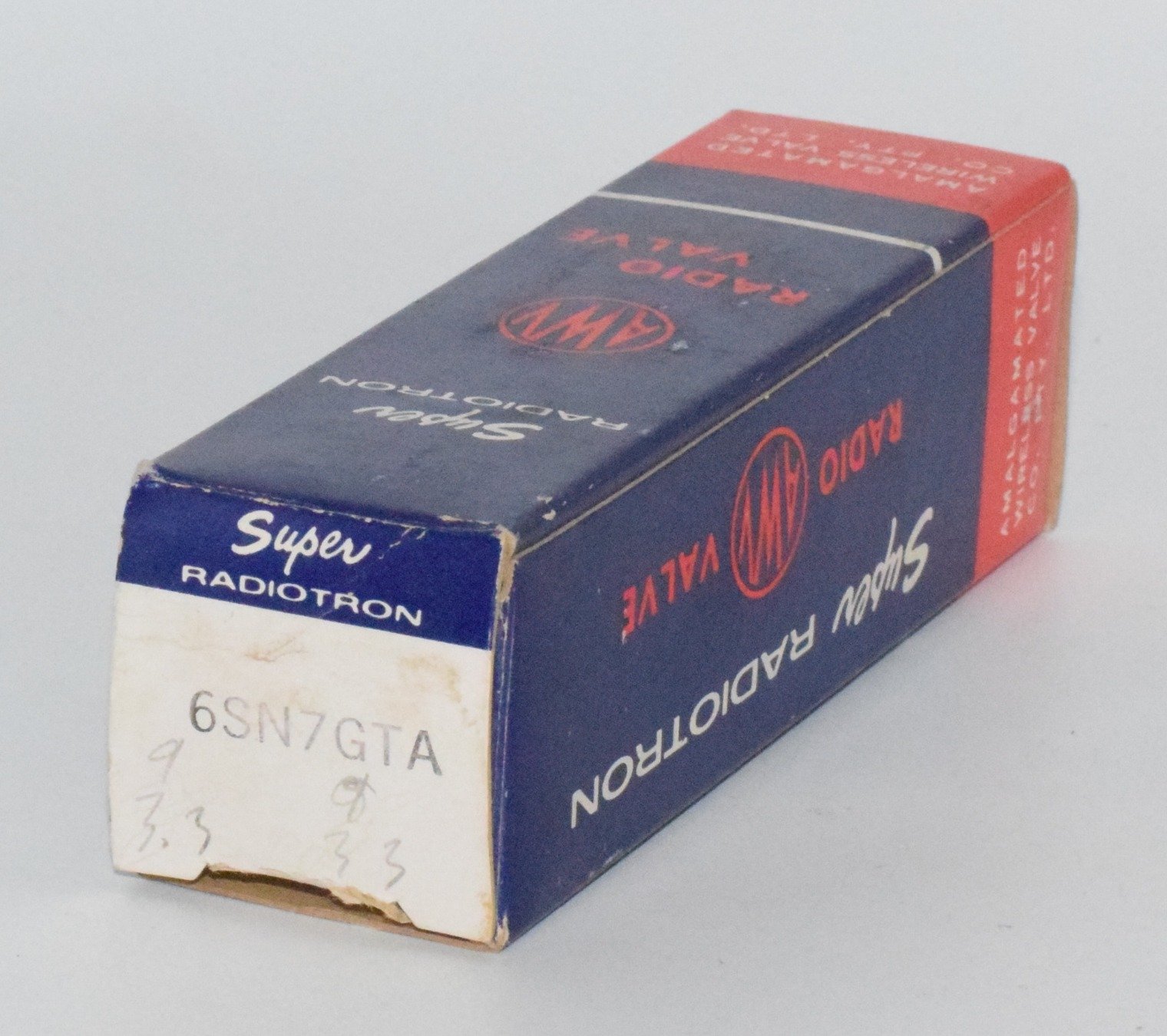 6SN7GTA SRAWV Australia NOS Valve / Tube