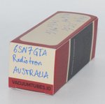 6SN7GTA SRAWV Australia Valve / Tube thumbnail 2