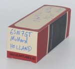 6SN7GT Mullard Holland Valve / Tube thumbnail 2