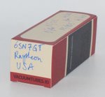 JAN CRP 6SN7GT VT-231 Raytheon USA Valve / Tube thumbnail 3