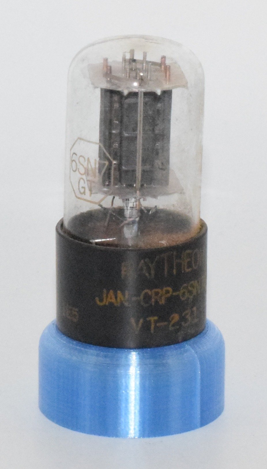 JAN CRP 6SN7GT VT-231 Raytheon USA Valve / Tube