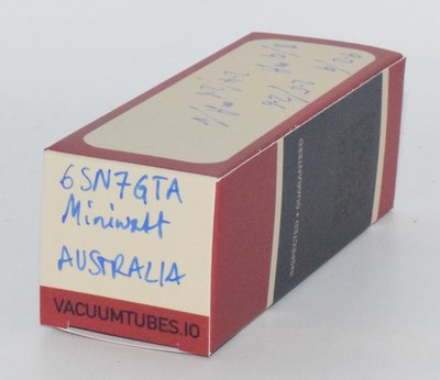 6SN7GTA Miniwatt Australia Valve / Tube