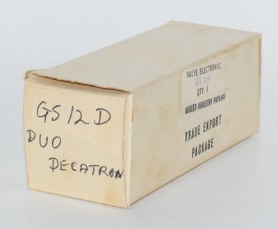 GS12D SM Duo-Decatron TEL England NOS Valve / Tube