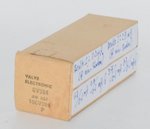 CV394 / 6CD7 / EM34 KB/P Philips Holland NOS MagicEye *red paint* Tube thumbnail 1
