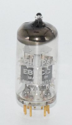 E88CC Philips Mitcham April 1959 England NOS *Gold pins 7L1* Valve / Tube