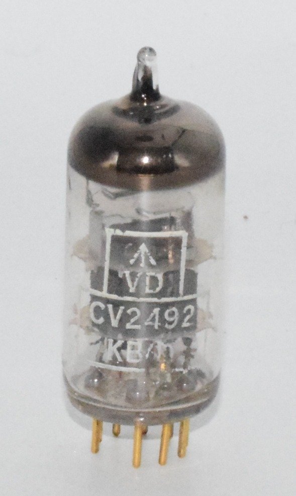 CV2492 / E88CC Mullard England NOS *Gold pins* Valve / Tube