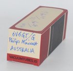 6V6GT/G Philips Miniwatt Australia Valve / Tube thumbnail 3