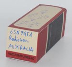 6SN7GTA Radiotron Australia Valve / Tube thumbnail 3