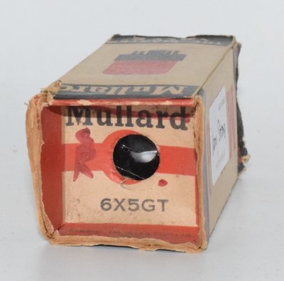 6X5GT Mullard Australia NOS *Original Vintage Box* Valve / Tube