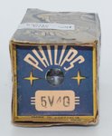 5V4G / GZ32 Philips Miniwatt Australia NOS *Original vintage box* Valve / Tube thumbnail 1